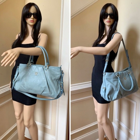 Authentic MCM 2-Way Embossed Shoulder/Handbag - Picture 4 of 14